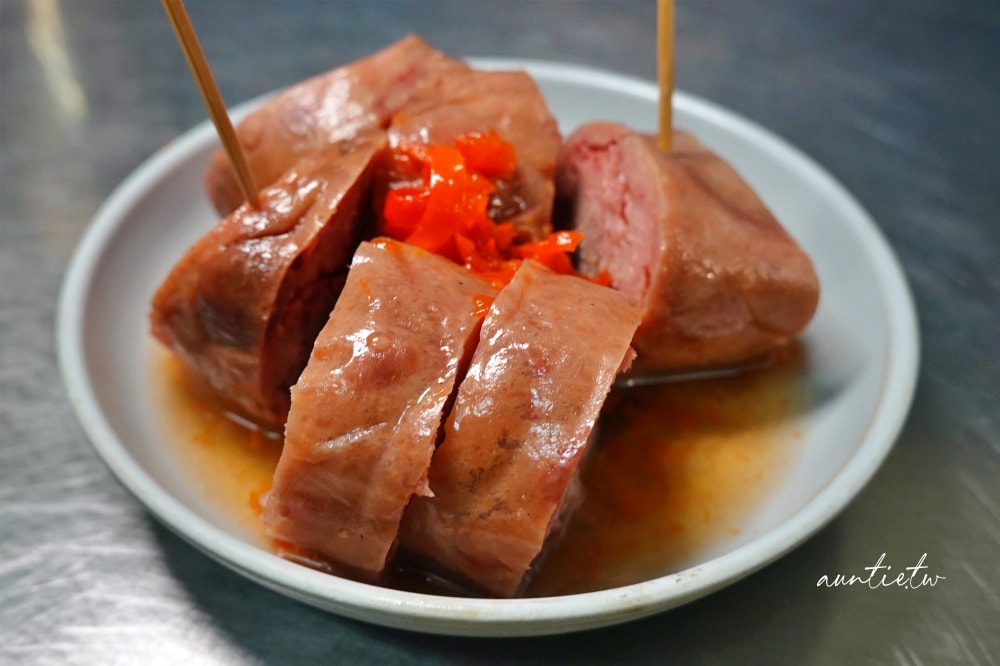 【基隆】仁愛區|大觀園 鹹湯圓豬肝腸,基隆特色小吃豬肝腸,清爽鮮肉湯圓,基隆仁愛市場美食 - 第7張圖