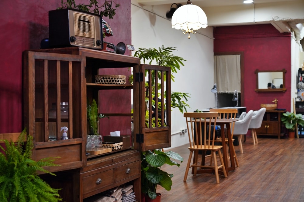 【台北】大安站|微蜜大安店,老宅公寓咖啡廳試營運中,香濃開心果巴斯克,大顆滑嫩芋泥 - 第11張圖