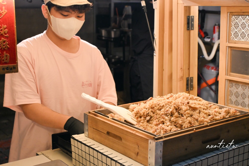 【宜蘭】清溝夜市|得福油飯,現炒麻油腰內肉油飯,清溝夜市排隊美食 - 第6張圖
