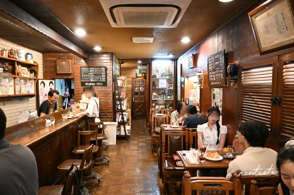 【大阪美食】難波|Arabiya coffee 七十年歷史自家烘焙咖啡,自家製焦糖布丁推薦! - 第7張圖