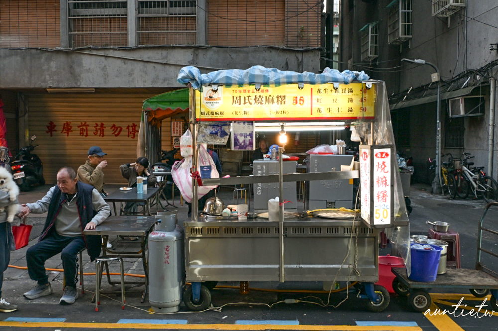 【台北】龍山寺站｜周氏燒麻糬，60年歷史老店，軟Q不甜膩，梧州街夜市美食
