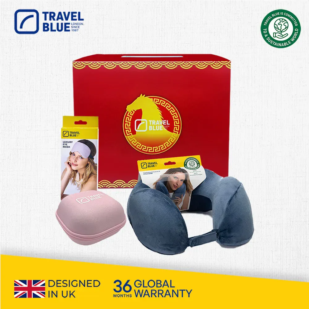 【旅行用品】Travel Blue 藍旅,旅行必備舒適頸枕+收納盒,新年限定極致禮盒! - 第2張圖 【旅行用品】Travel Blue 藍旅,旅行必備舒適頸枕+收納盒,新年限定極致禮盒!
