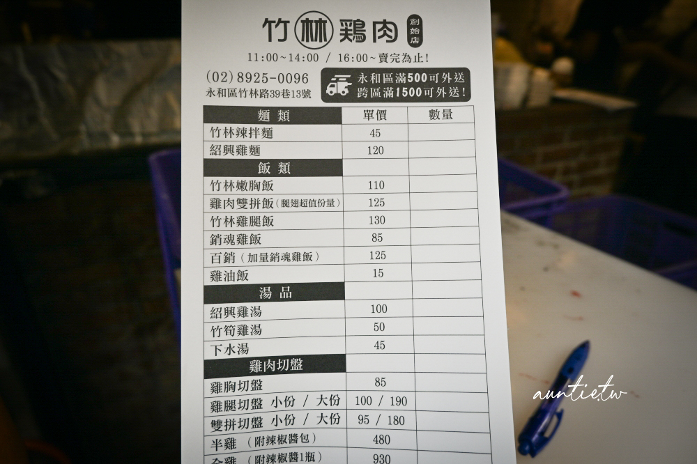 【新北】頂溪站｜竹林雞肉永和總店，銷魂雞肉飯升級大碗更過癮，加辣更好吃，永和排隊名店