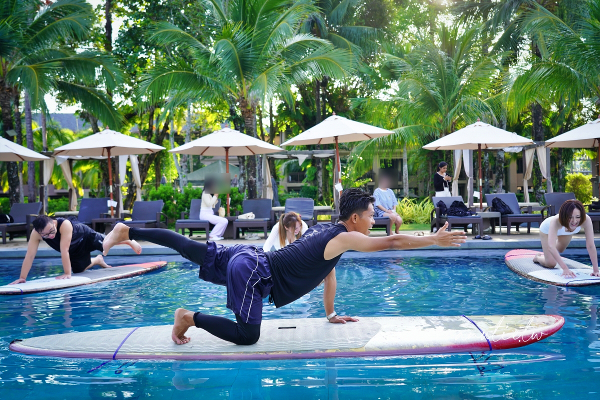 【泰國】攀牙府拷叻住宿｜La Flora Khao Lak設施體驗｜Poolside Wing 房直通泳池，水上瑜伽、龍蝦和牛Buffet一次玩到吃到