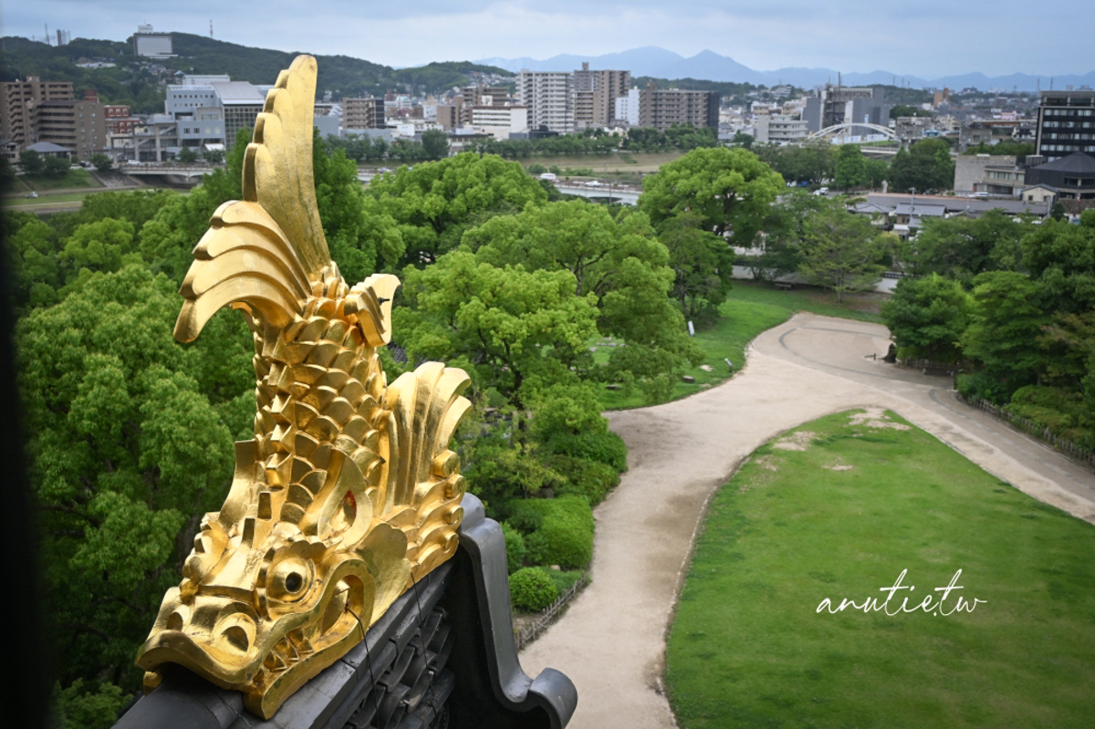 【岡山景點】岡山城、岡山後樂園攻略|免費和服、備前燒體驗、旭川遊船,岡山自由行必訪景點 - 第12張圖 岡山城景色